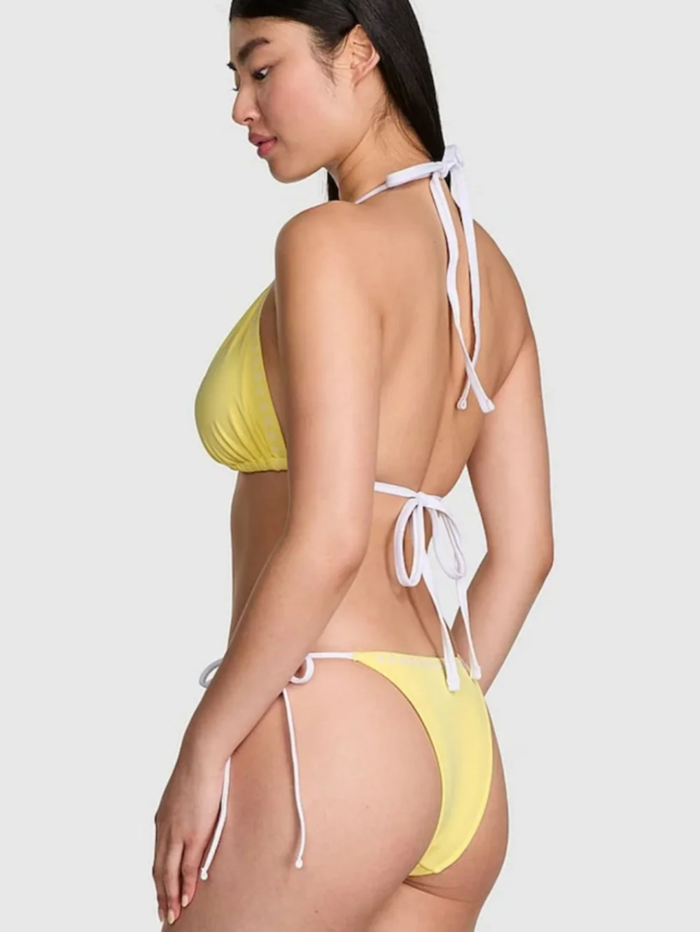 SET!Frankies‎ Bikini × Pink Popcorn Yellow Ties Side Bikini Set!